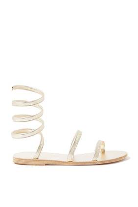 Twisted Ankle Strap Sandals